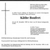 Bonfert Katharina 1921-1990 Todesanzeige